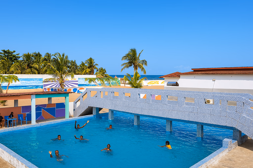 La piscine de l'hôtel